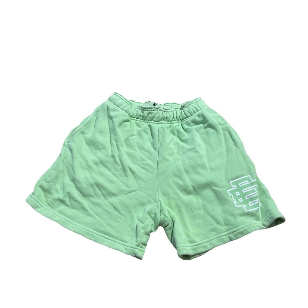 MENS ERIC EMANUEL EE BASIC SWEAT SHORTS Lime Green H71